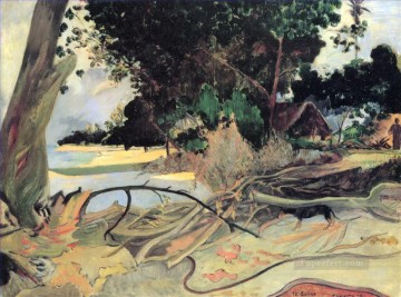 Paul Gauguin Painting - El árbol de hibisco Paul Gauguin